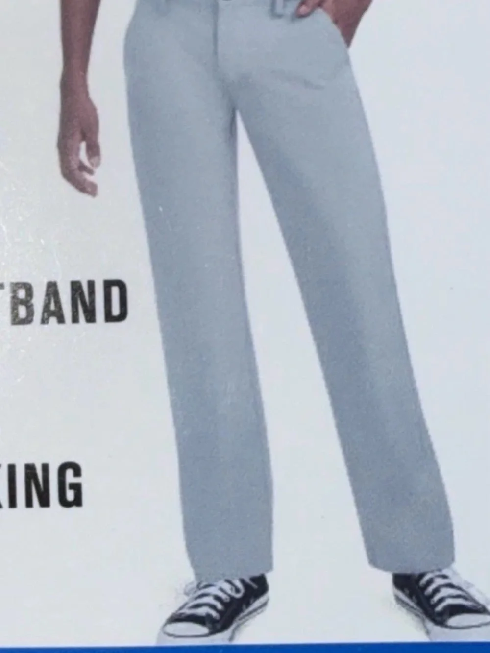 Hurley  NWT Size L 14/16 Light Gray Performance Stretch Chinos -001*